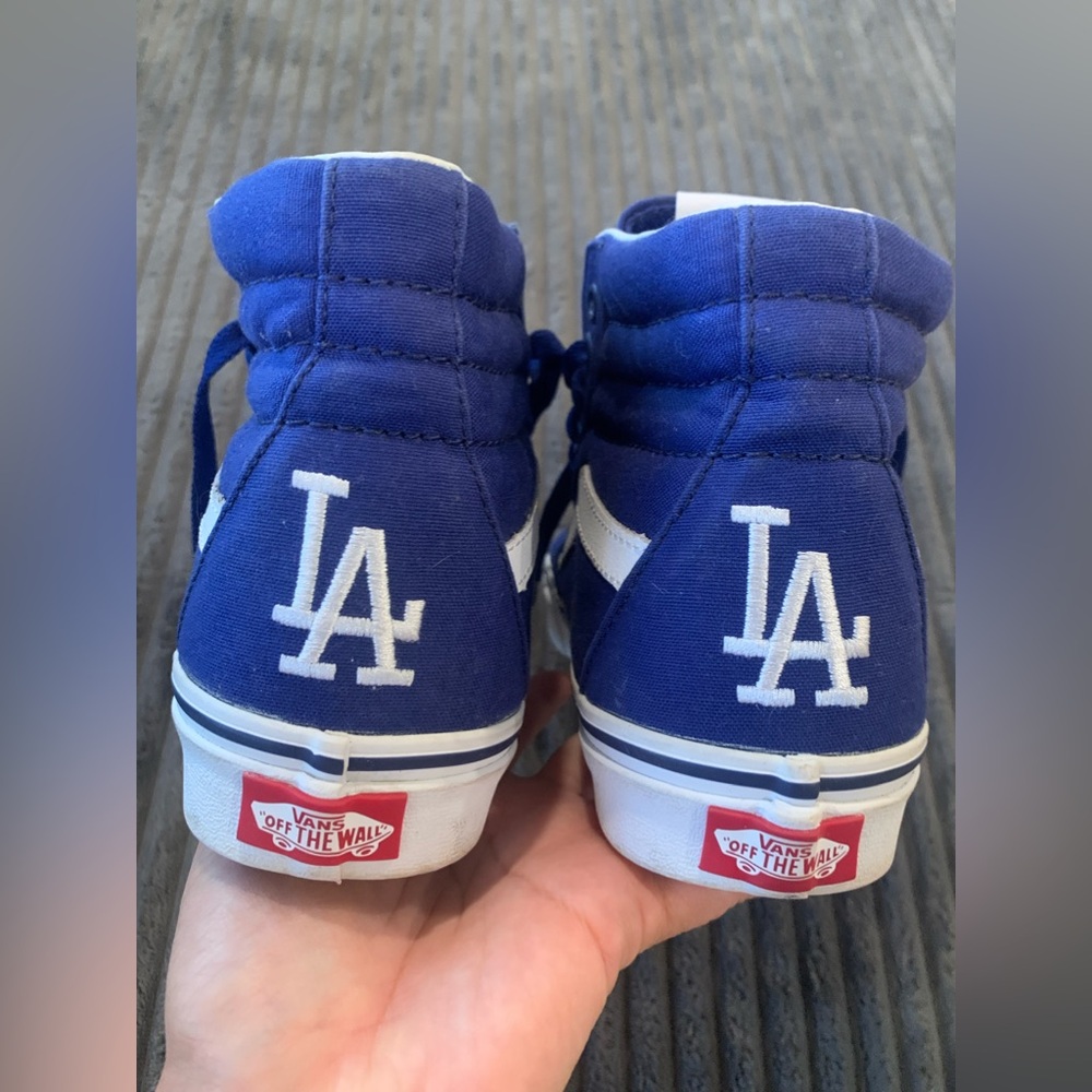 Los Angeles Dodgers Baseball MLB Vans size 7.5